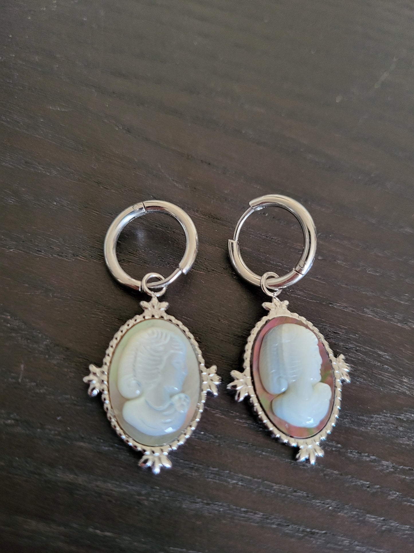 Cameo earrings