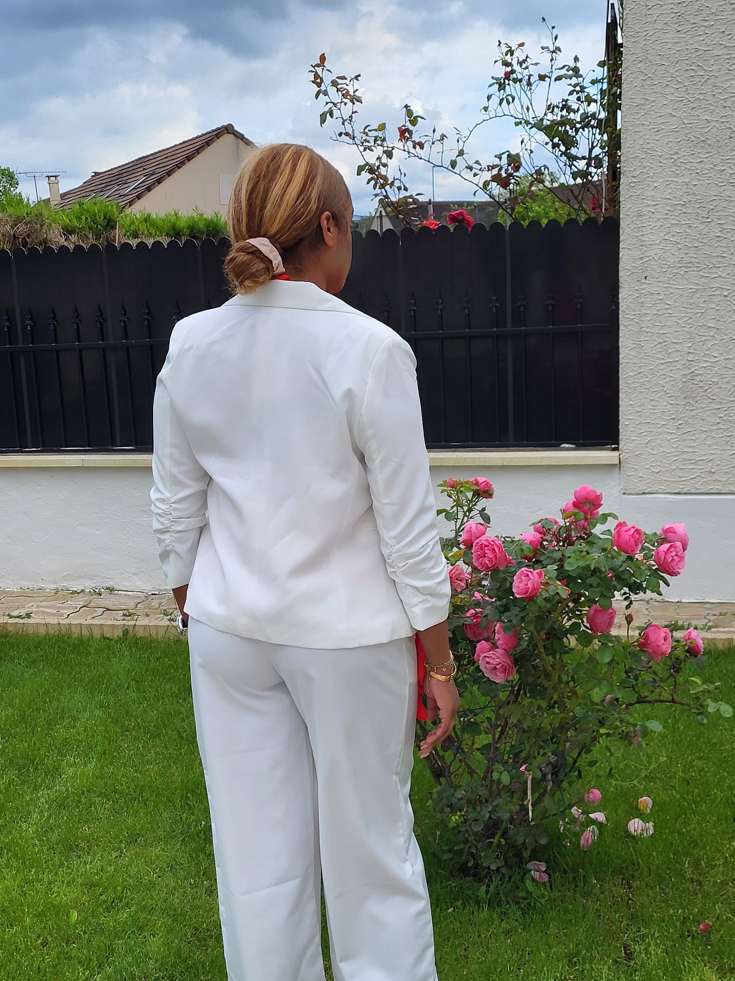 White blazer