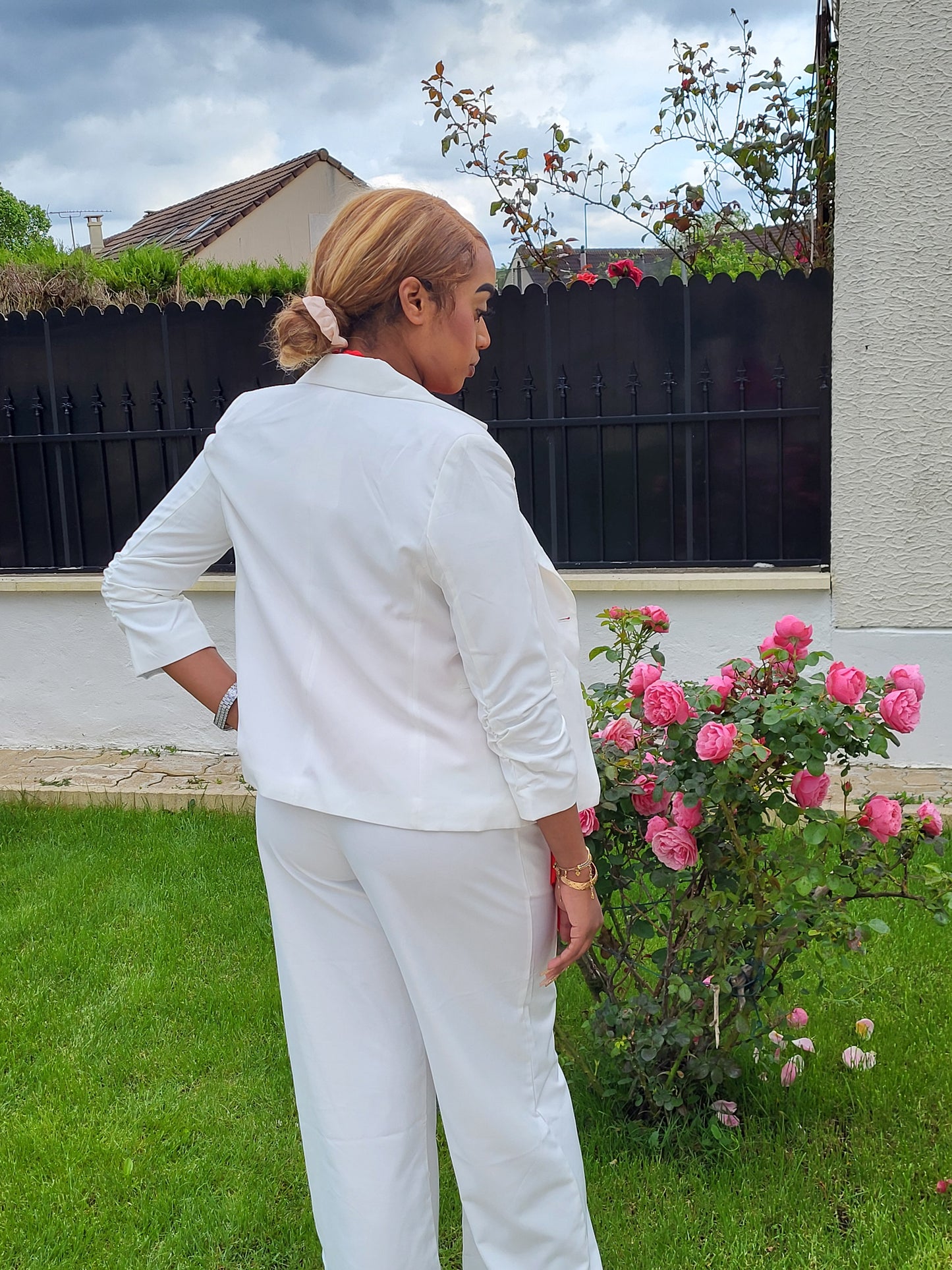 White blazer