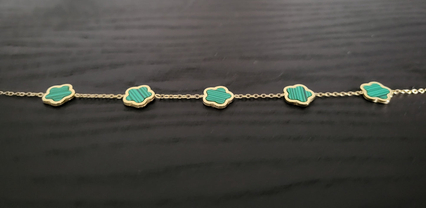 Pulsera de la suerte verde