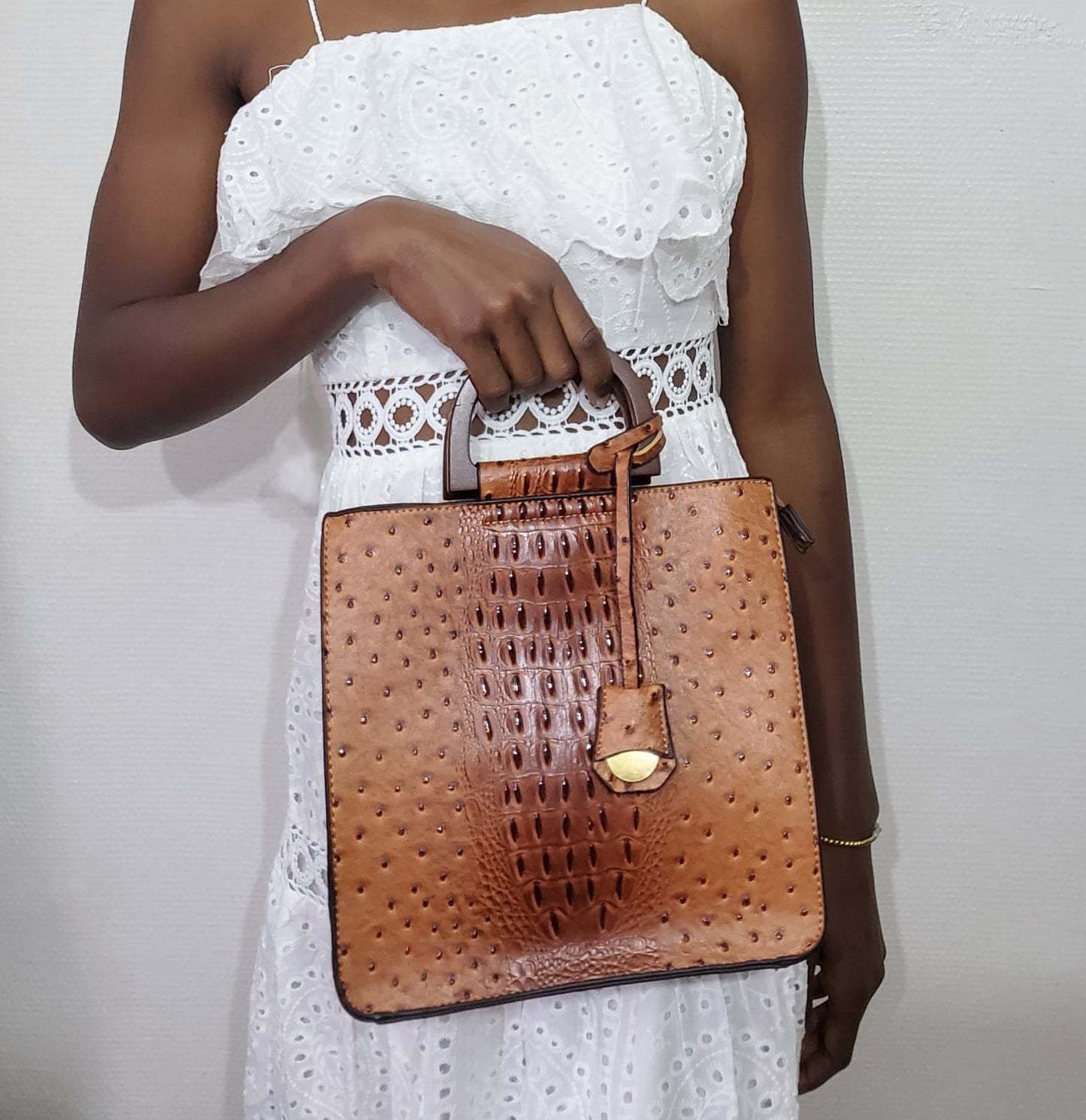 Brown handbag