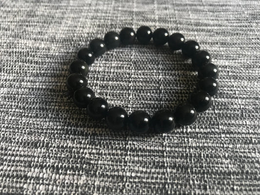 Bracelet obsidienne noire