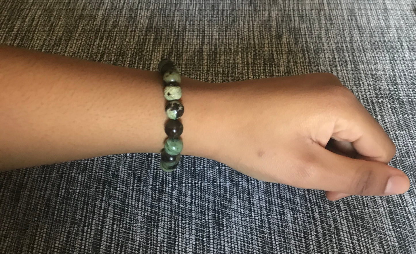 Pulsera jaspe verde