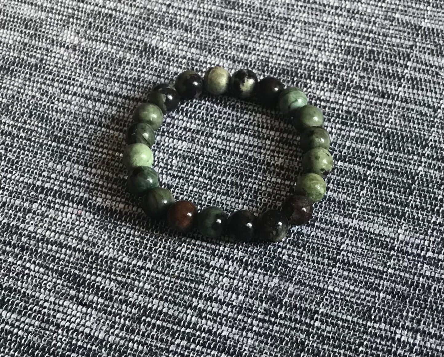 Green jasper bracelet